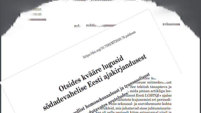 Sajanditaguste kvääride lood Eesti trükimeedias